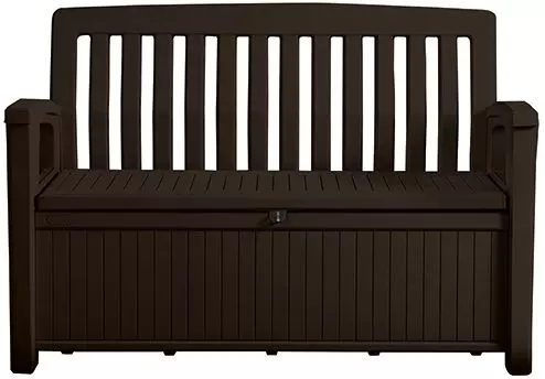 Keter Patio Bench Brown (7290106934023) 1