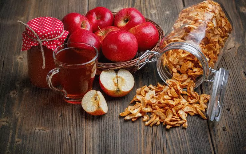 зберігання сушених яблук у домашніх умовах