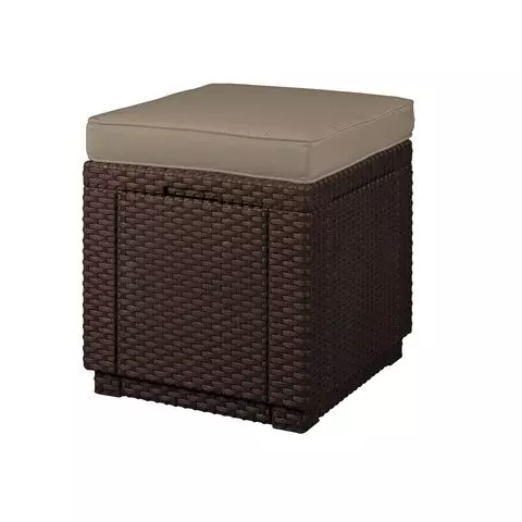 Keter Cube with cushion Brown (8711245121024) 2